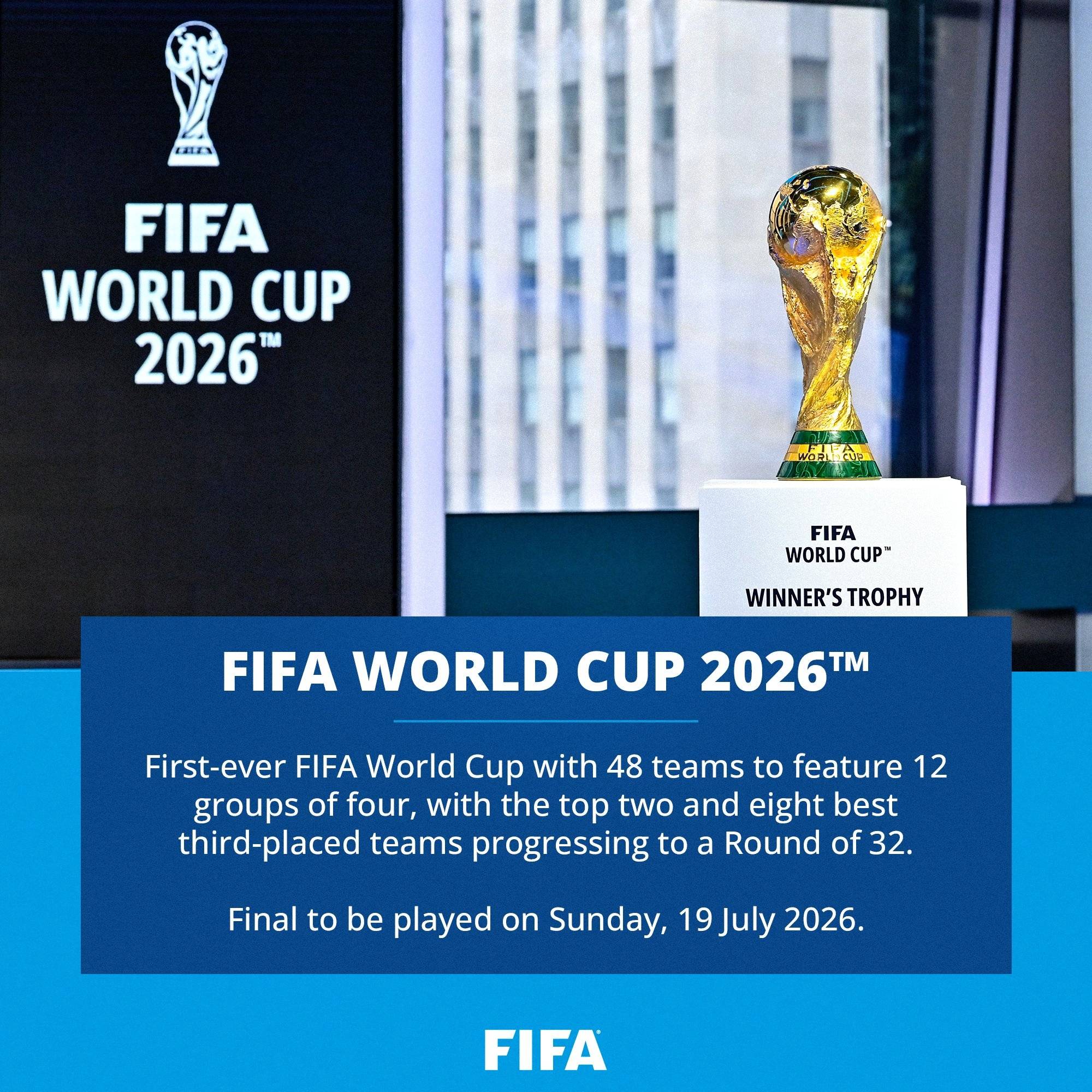 骁将三国苹果版下载安装:2026世界杯赛制：48队12组 小组前2amp;8个第3晋级32强
